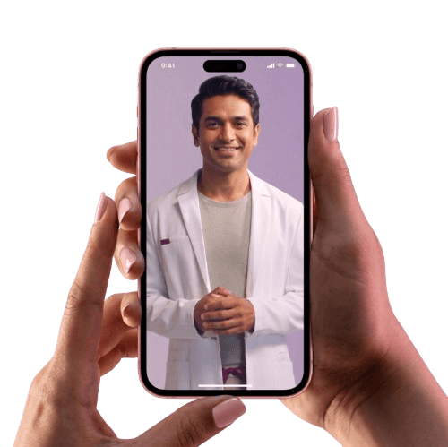 Doctor on phone app preview